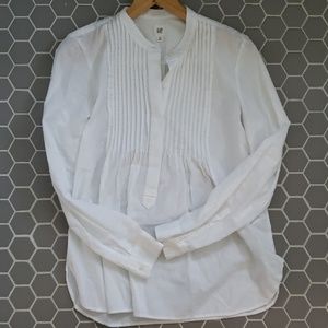 GAP white dress blouse